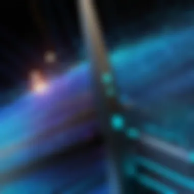 Signal Interference in Networks Network diagram illustrating signal interference
