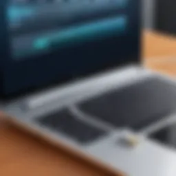 Wired connection between phone and laptop for screen mirroring