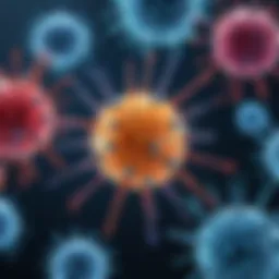 Visualization of virus types and their characteristics