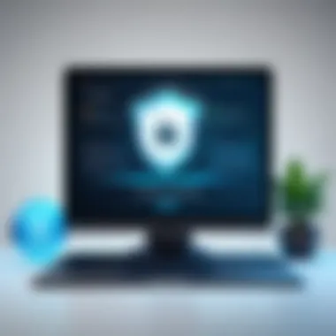 Enhancing Online Privacy with VPN Illustration of online privacy with VPN