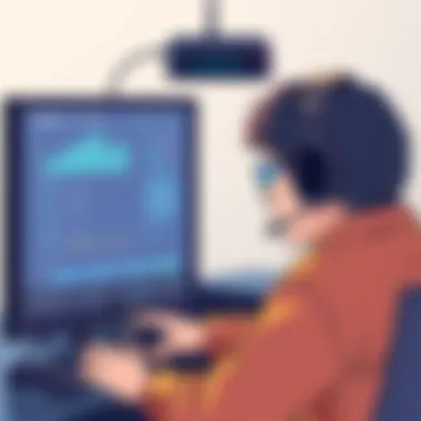 Impact of Router Performance on Gaming Experience Gamer immersed in gameplay, reflecting the impact of router performance