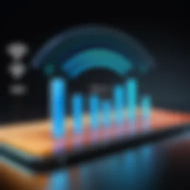 Understanding Wi-Fi Bandwidth Utilization Visual representation of Wi-Fi bandwidth usage