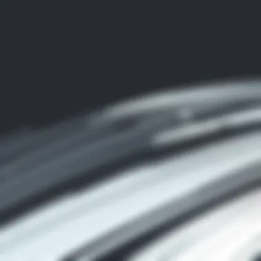 A close-up of unique brush strokes illustrating Procreate's versatility