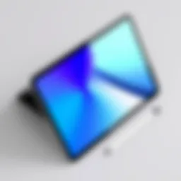 Apple iPad showcasing its sleek design and vibrant display