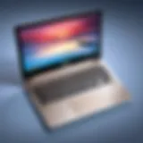 Asus Chromebook showcasing sleek design