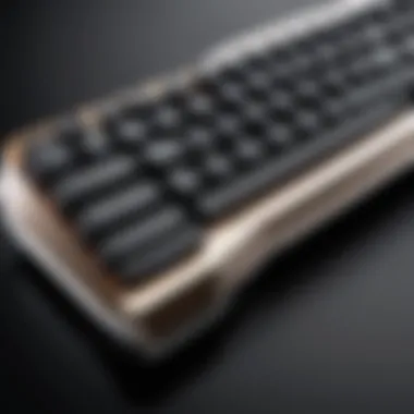 Showcasing the sleek design of the Drevo Calibur keyboard.