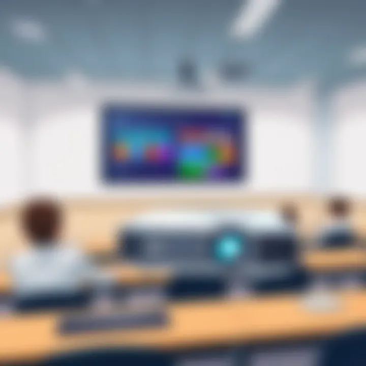 Epson Pro EX7260 in a classroom setting