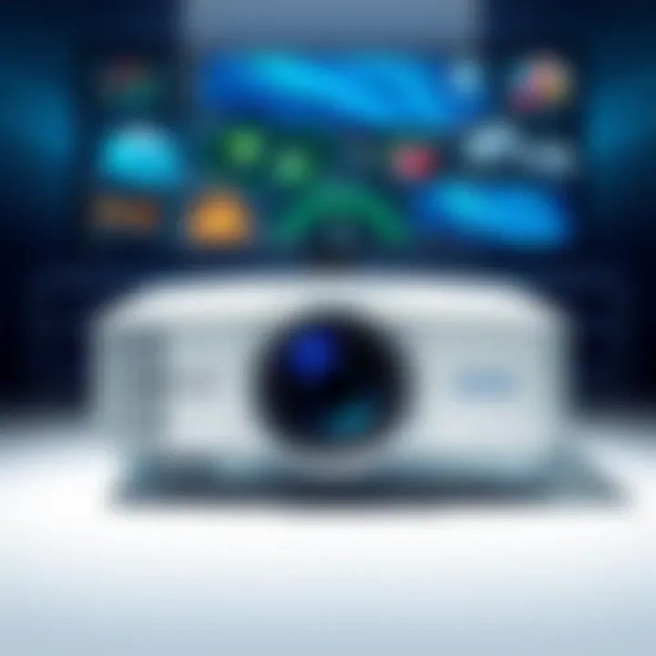 Epson Pro EX7260 Projector front view