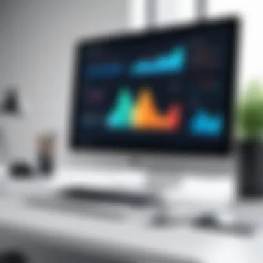Sales Growth via Management Software Graph depicting sales growth using management software