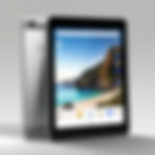 Sleek design of the latest Google tablet showcasing its modern aesthetics