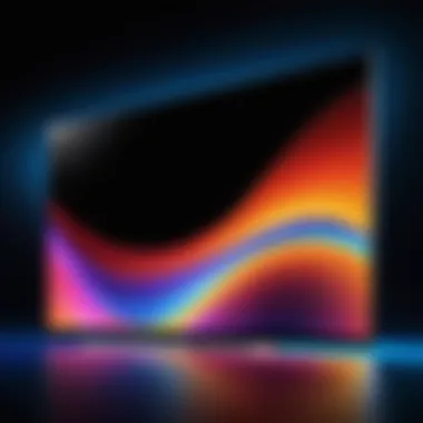 Vibrant Colors of OLED Technology Stunning OLED display showcasing vibrant colors