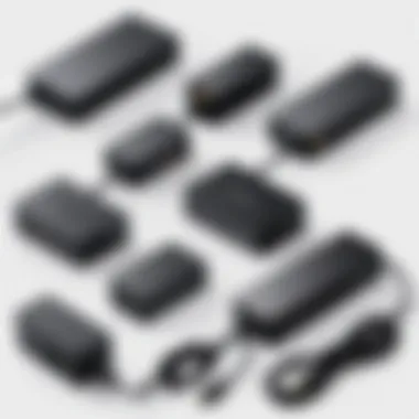 An infographic depicting various types of portable power supplies for laptops.