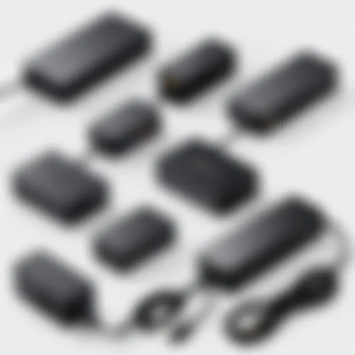 An infographic depicting various types of portable power supplies for laptops.