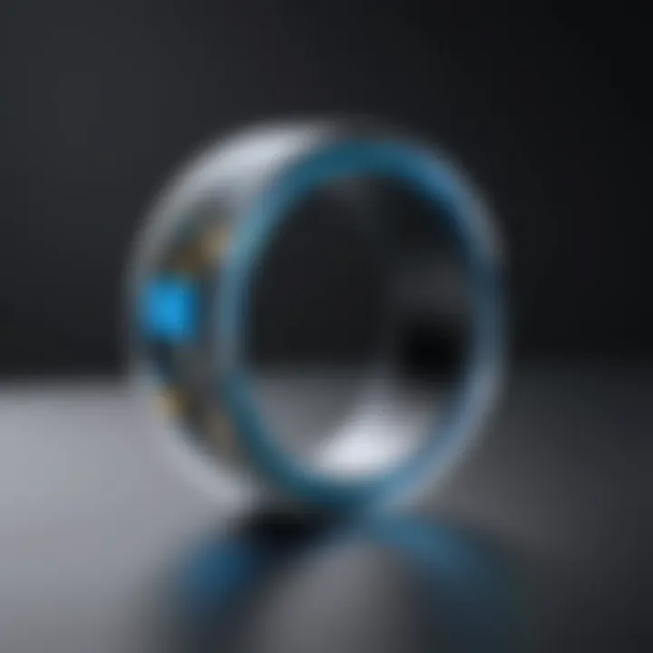 Interface of the Ring application demonstrating connectivity features
