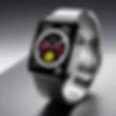 Stainless Steel Variant of Apple Watch Series 7 Luxurious stainless steel variant of the Apple Watch Series 7 in a modern setting