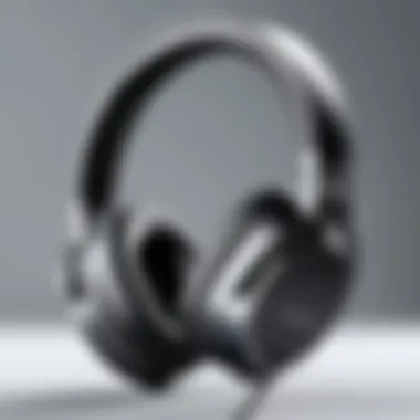 Noise-Cancellation Headset for Creators A sleek headset with noise-cancellation features for content creators.