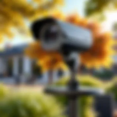 Professional setup of a wireless camera in an outdoor environment