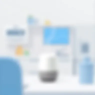 Google Home device managing smart appliances