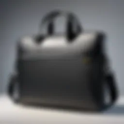 Stylish laptop bag showcasing modern design