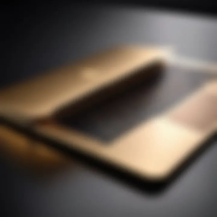 Sleek design of MacBook Air Gold showcasing its elegance