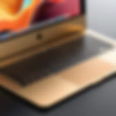 Unique features and ports of MacBook Air Gold