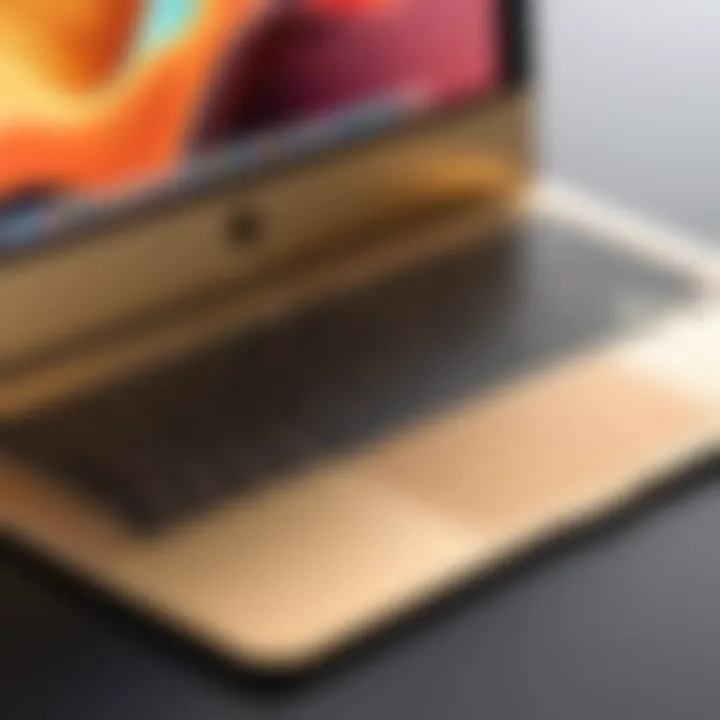 Unique features and ports of MacBook Air Gold