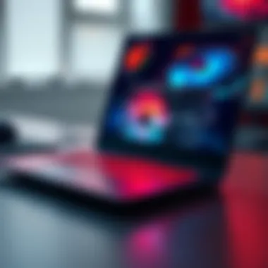 Advanced Cooling System in Gaming Laptops Gaming laptop with advanced cooling system visible