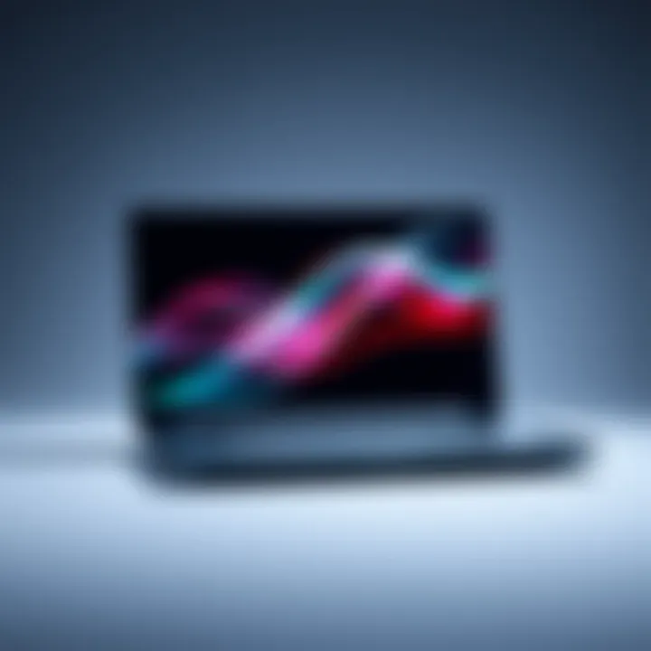 Sleek Design of Gaming Laptops High-performance gaming laptop showcasing sleek design