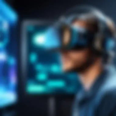 Immersive Gaming Experience Virtual reality headset showcasing immersive gaming experience