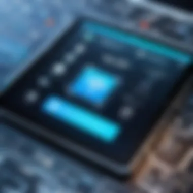 Applications on a Wi-Fi Only Tablet Close-up of Wi-Fi only tablet displaying various applications