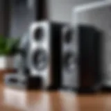 Wireless Rear Speaker Adapter in a Home Audio Setup