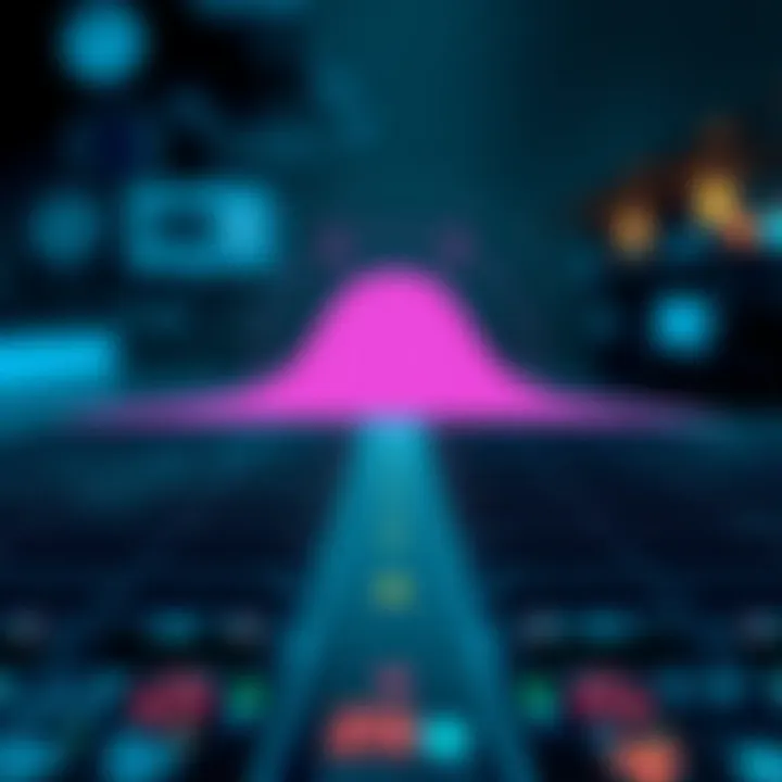 Graphical representation of wireless signal strength over distance