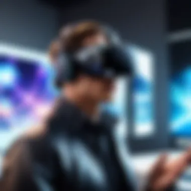 The Future of Virtual Reality Technology A futuristic environment illustrating the potential of VR technology in various sectors.