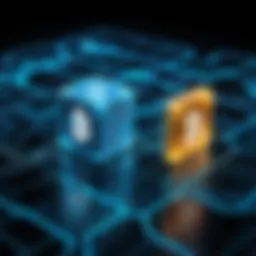 Visual representation of blockchain technology and its applications