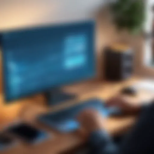 Remote connection illustration