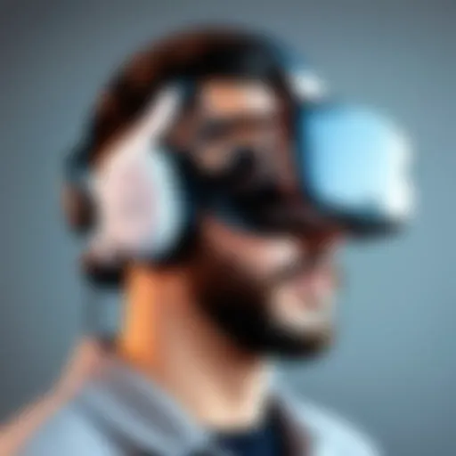 Sleek design of HTC Vive Focus Plus headset