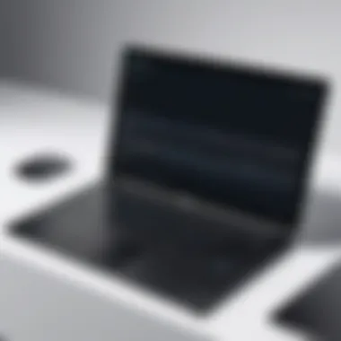 A sleek laptop showcasing its editing capabilities