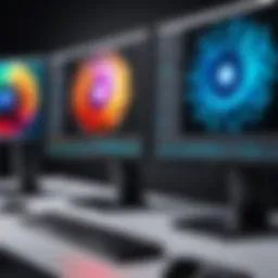 High-end monitor showcasing color accuracy