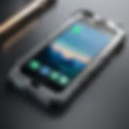Indestructible case showcasing rugged design