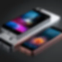 Visual representation of iPhone SE dimensions in comparison to other models