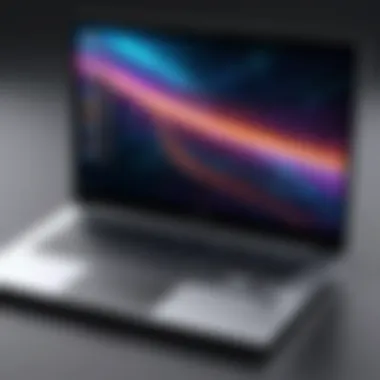 Powerful Laptop Performance A powerful laptop in action, demonstrating its portability and versatility for IT professionals.