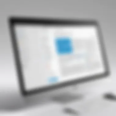 Transforming PDF into Editable Format A digital illustration of a PDF document transforming into an editable format on a computer screen