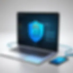 Secure password management in a digital workspace