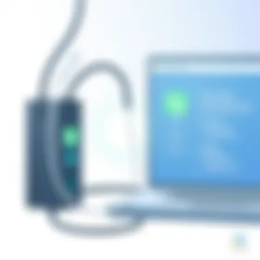 Wired Connection Setup Wired connection setup for file transfer