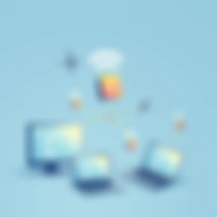 Wireless Data Transfer Wireless data transfer illustration between devices