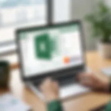 User-Friendly Interface of Excel Online Overview of Microsoft Excel Online interface showcasing its user-friendly design