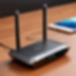 Nighthawk Wireless Extender showcasing sleek design