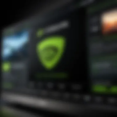 User Interface of NVIDIA Streaming Features User interface showcasing NVIDIA streaming features
