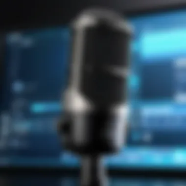 Broadcast microphone with professional features