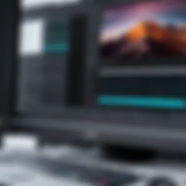 Screenshot of advanced editing software interface